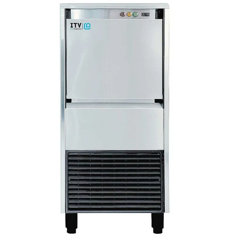 ITV / MÁQUINA DE HIELO IQ-85 / HIELO GRANULADO / 85 KG AL DÍA / 20 KG DE ALMACÉN