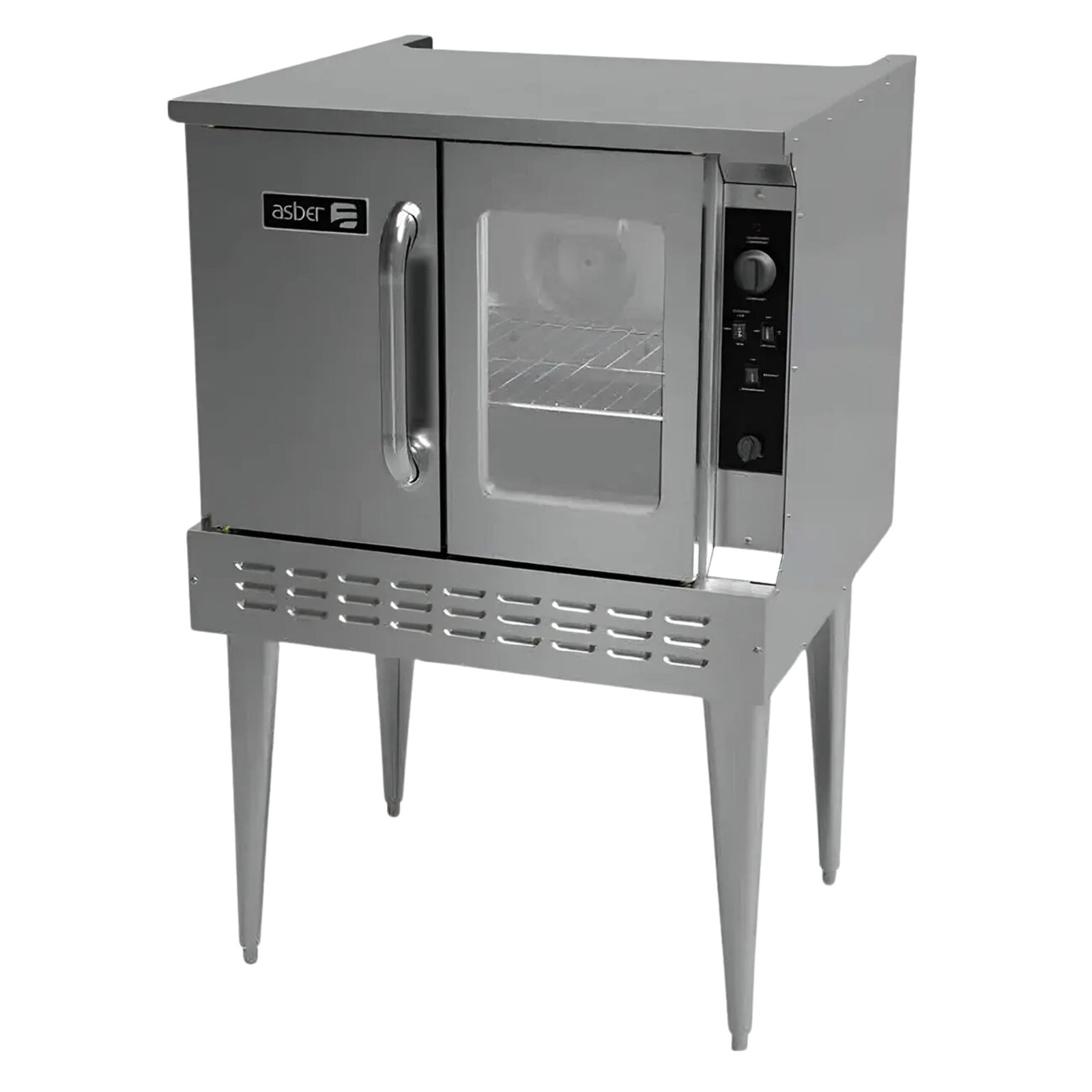 ASBER / HORNO DE CONVECCIÓN AECO 1 E LPG / ACERO INOXIDABLE / 5 PARRILLAS / TEMPORIZADOR / GAS LP
